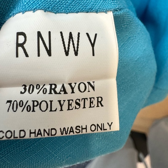 RUNAWAY aqua blue dress, size: medium - Picture 6 of 7